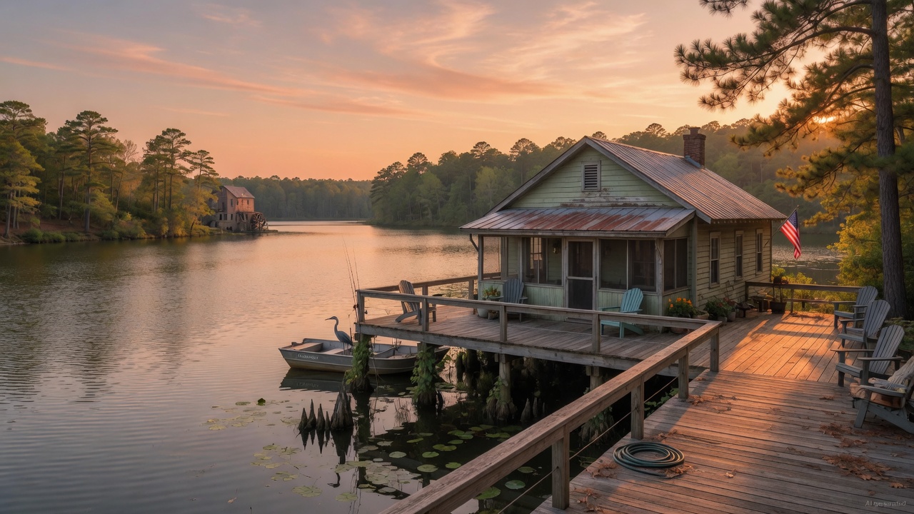 Adams Grist Mill Lake cabins & rentals