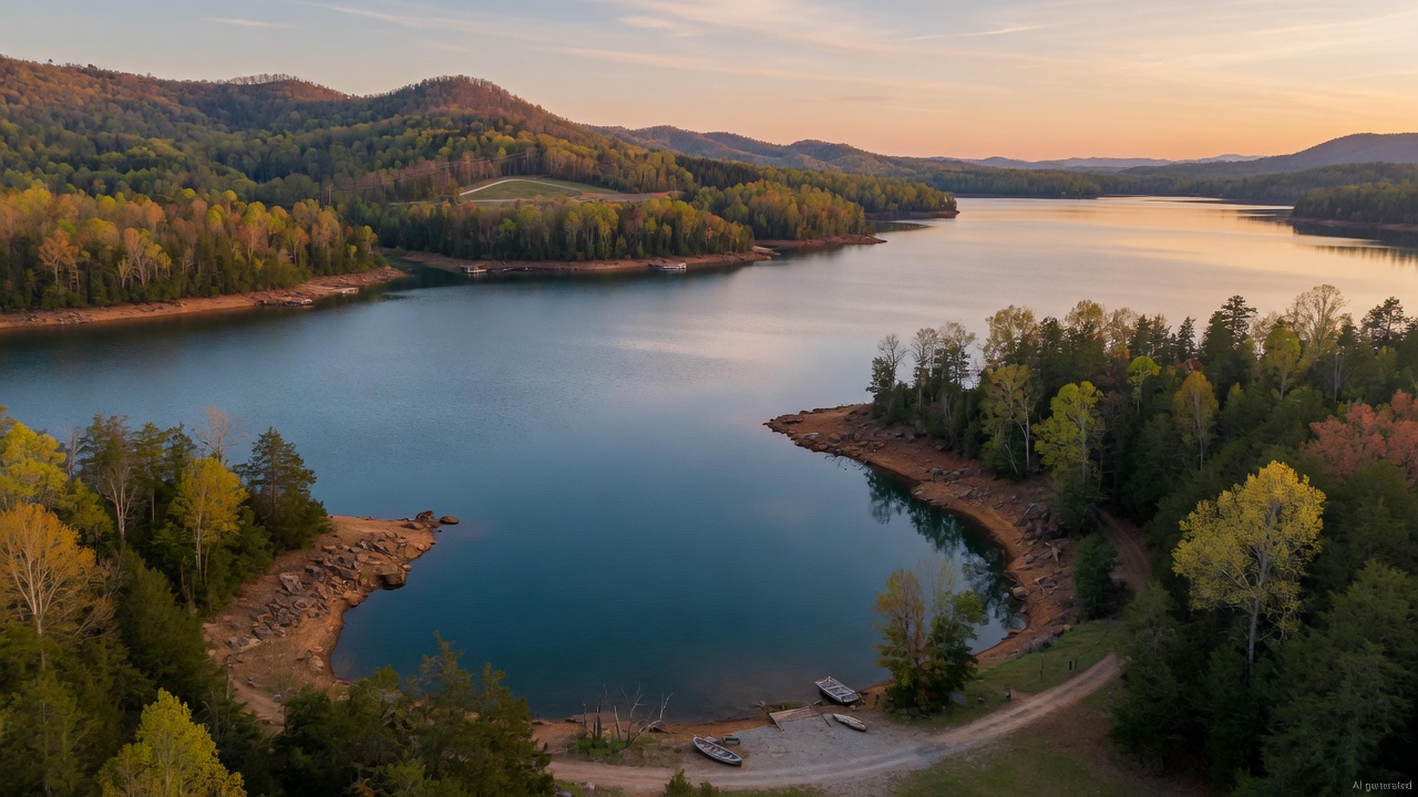 Apalachia Lake water level