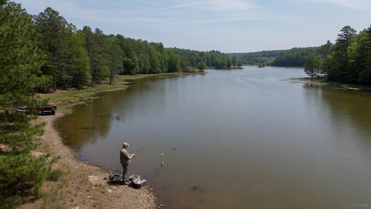 Badin Lake fishing