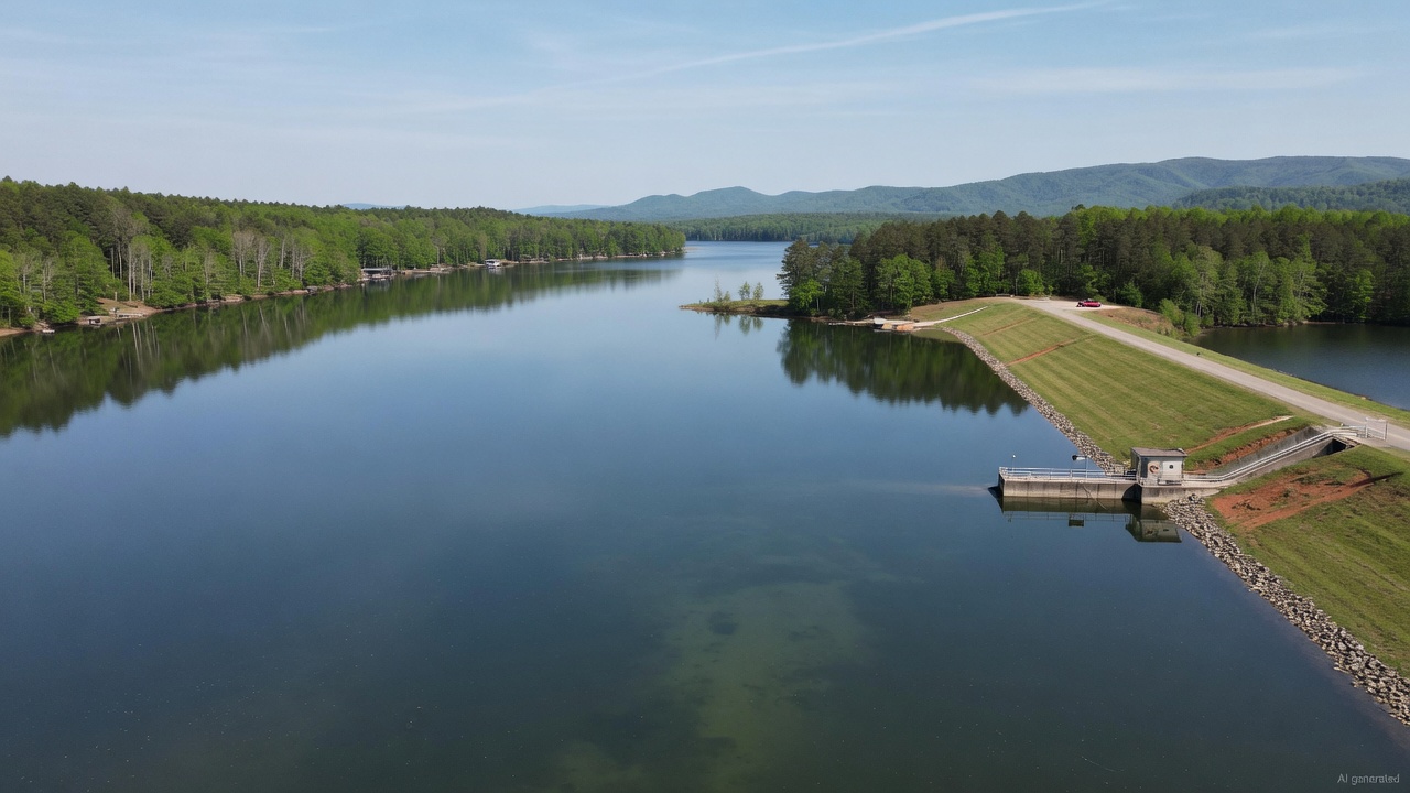 Bear Creek Lake water level