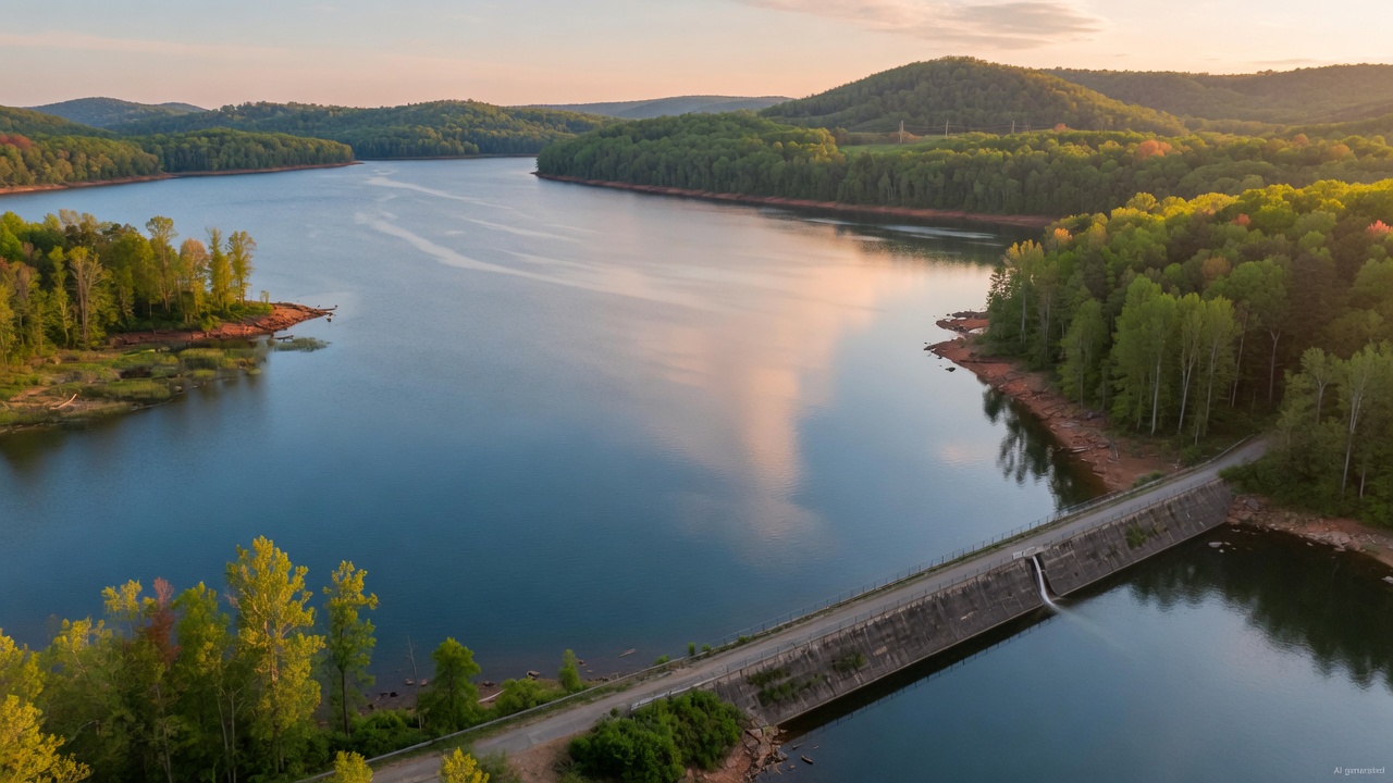 Beaver Creek Reservoir water level