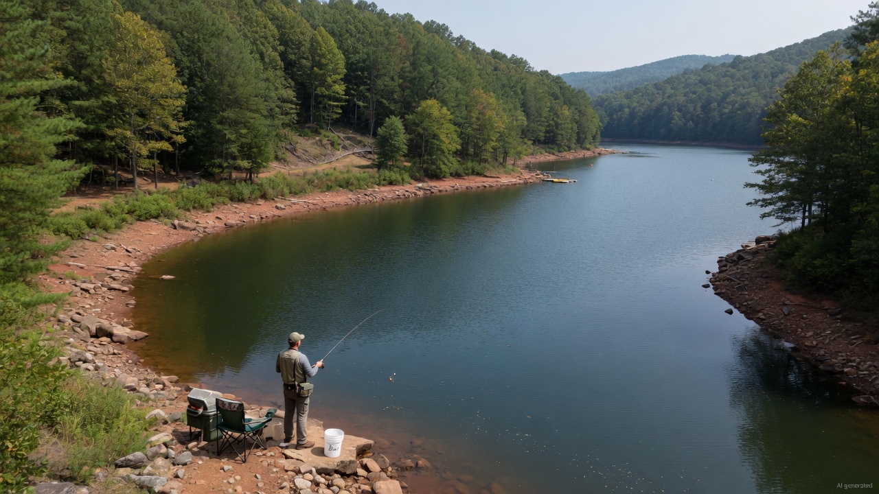 Beetree Reservoir fishing