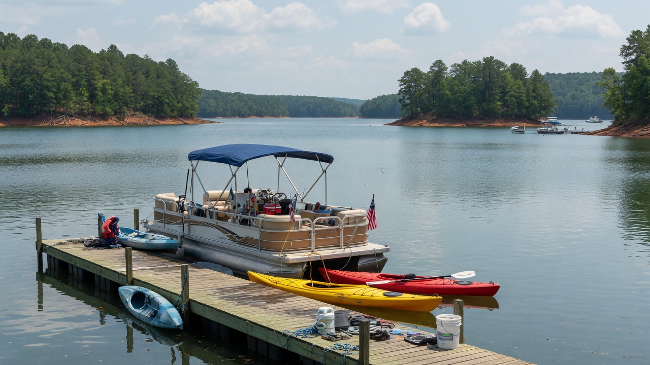 Blewett Falls Lake boat rentals