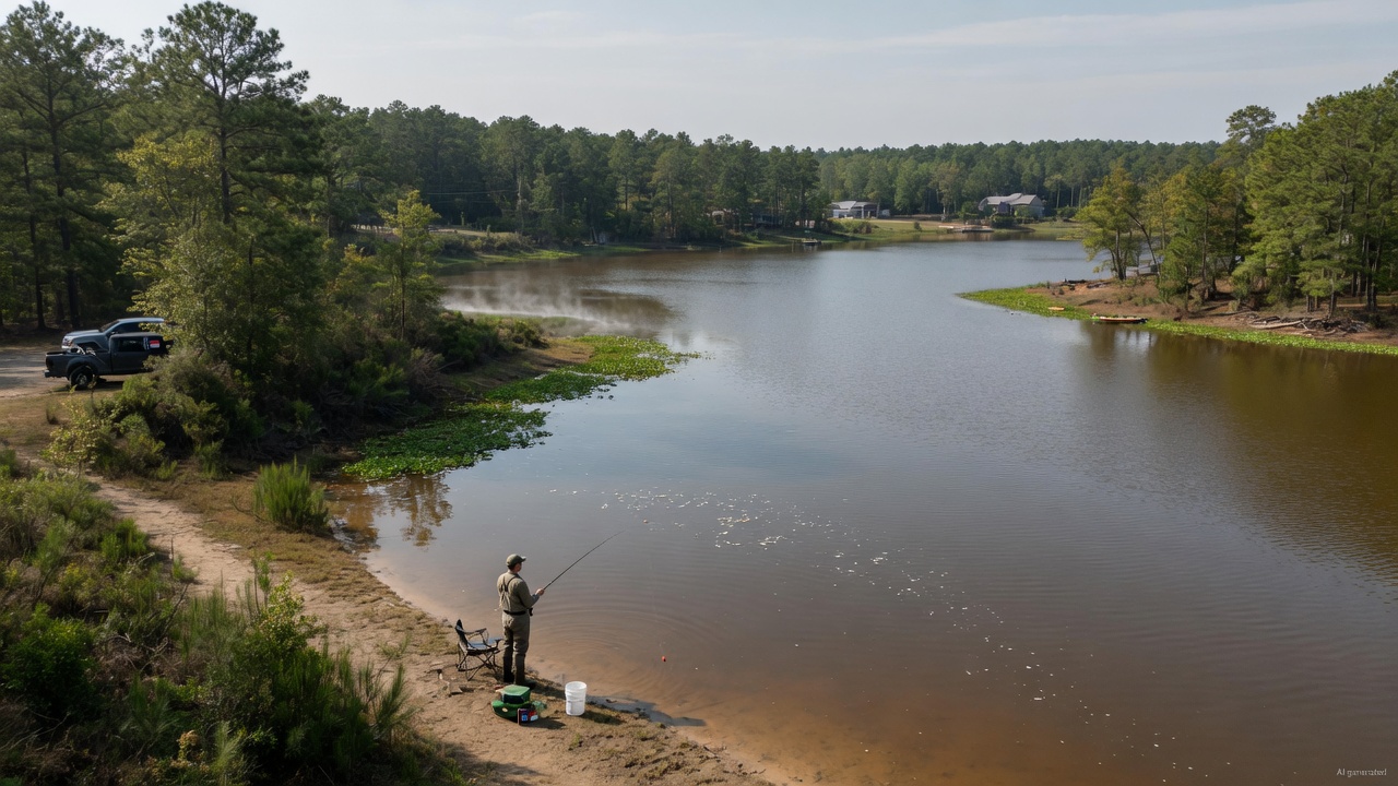Boiling Spring Lakes fishing