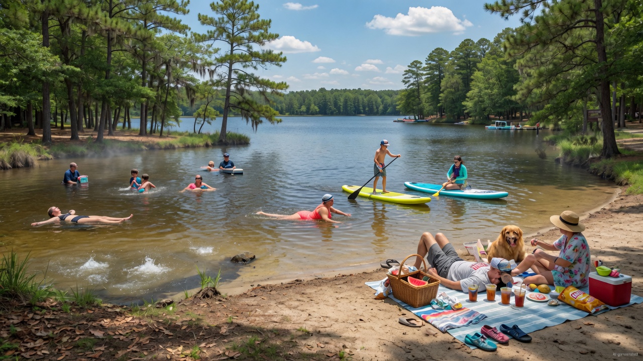 Boiling Spring Lakes things to do