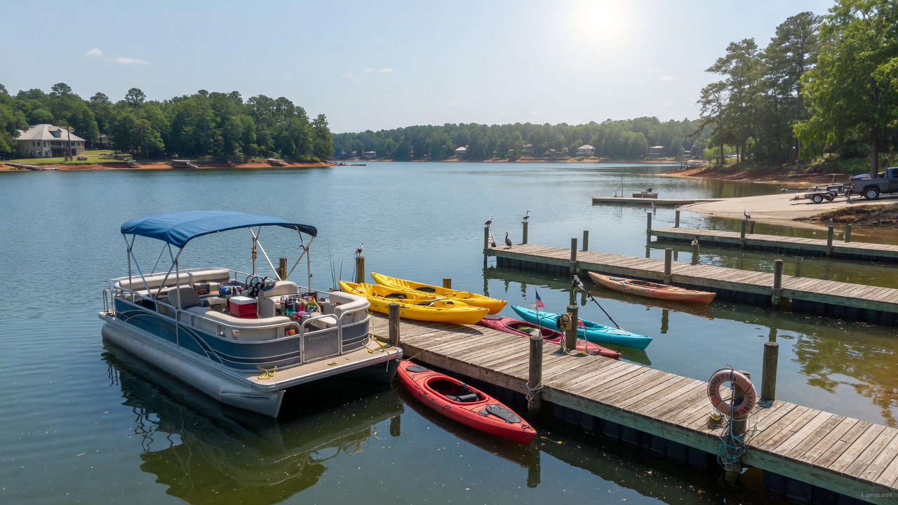 Braodway Lake boat rentals