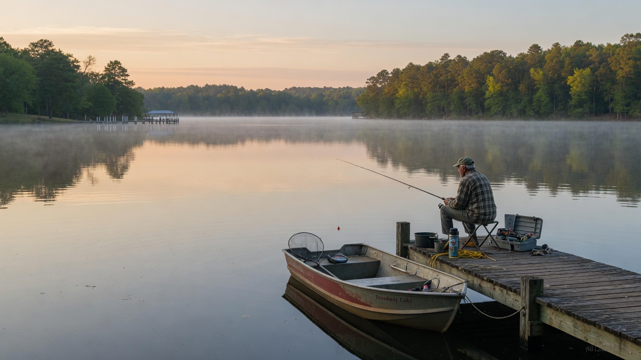 Braodway Lake fishing