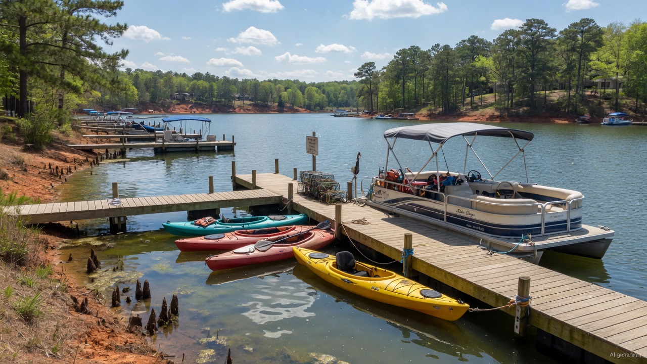 Cane Creek Lake boat rentals