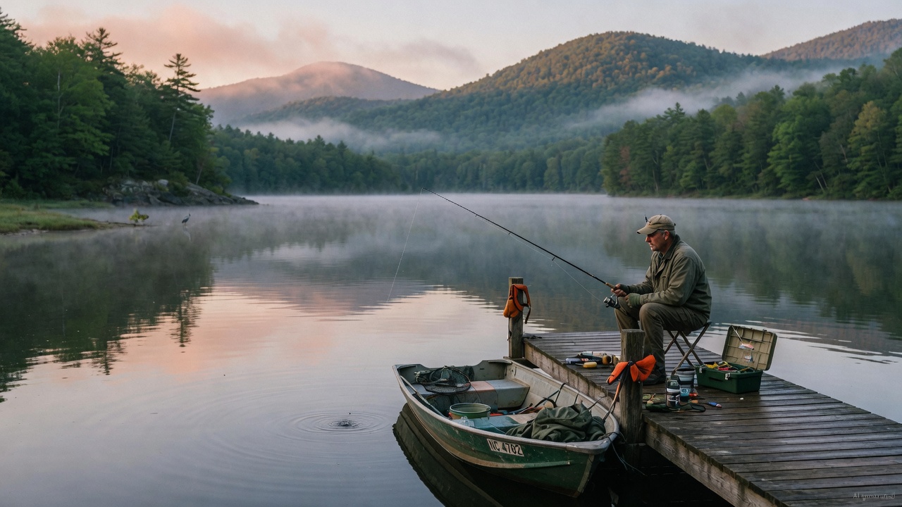Cascade Lake fishing