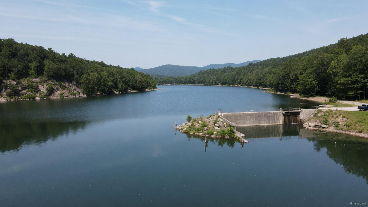 Cascade Lake water level