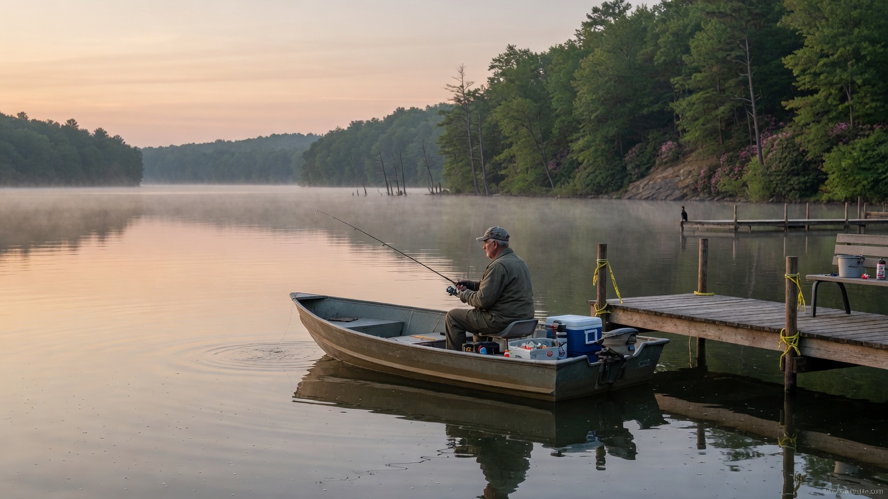Cedar Cliff Lake fishing
