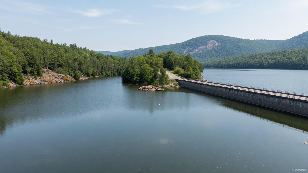 Cedar Cliff Lake water level