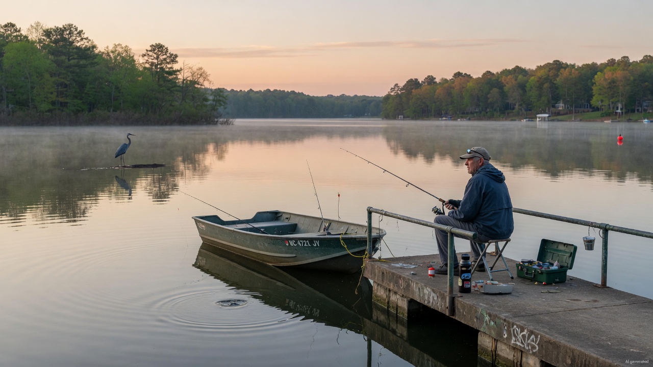 City Lake fishing