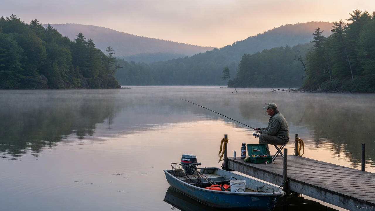 East Fork Lake fishing