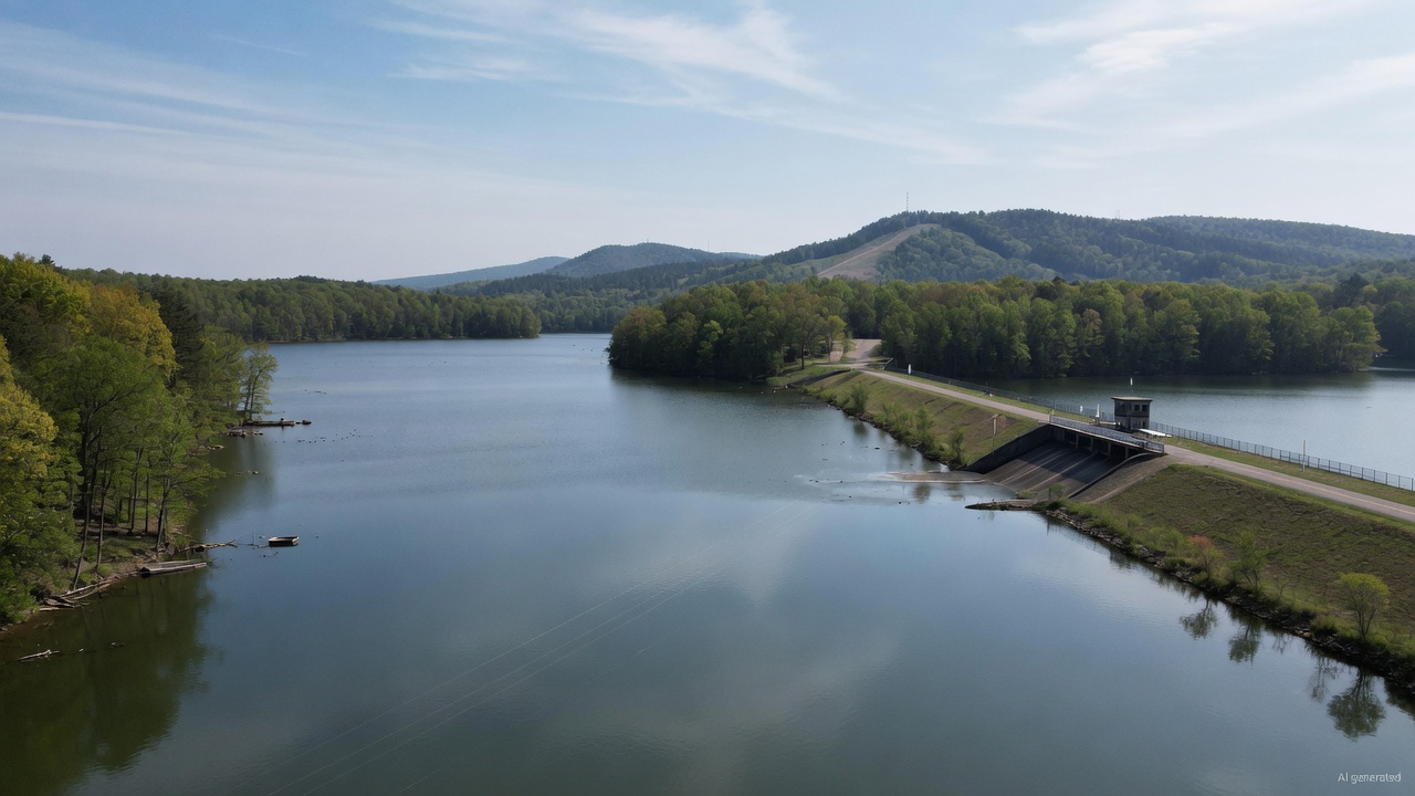 East Fork Lake water level