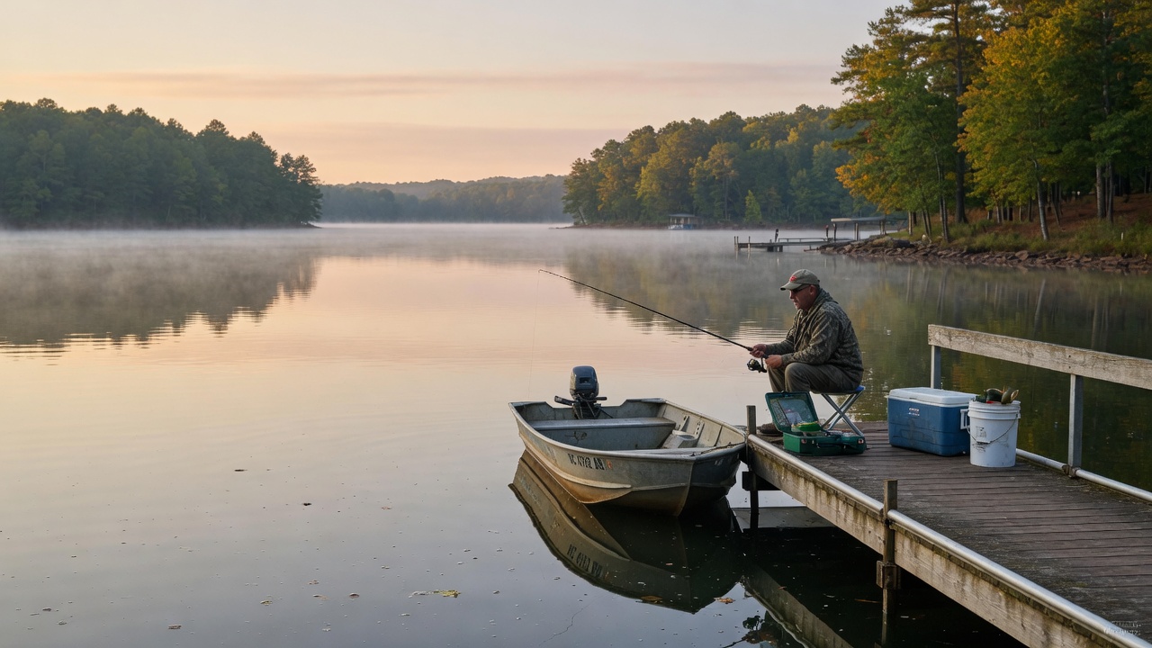 Falls Reservoir fishing