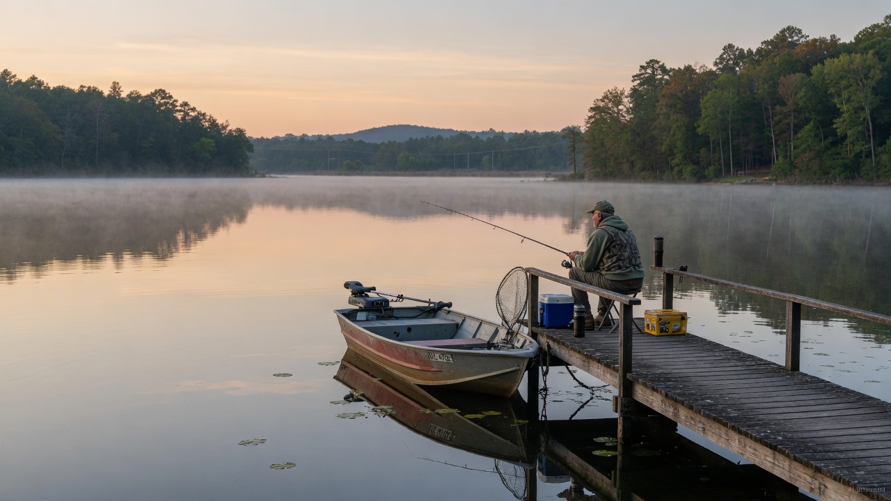 Graham-Mebane Lake fishing