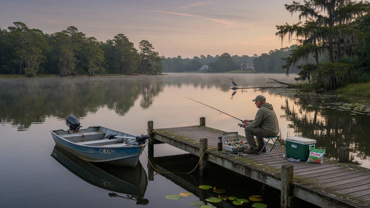 Greenfield Lake fishing