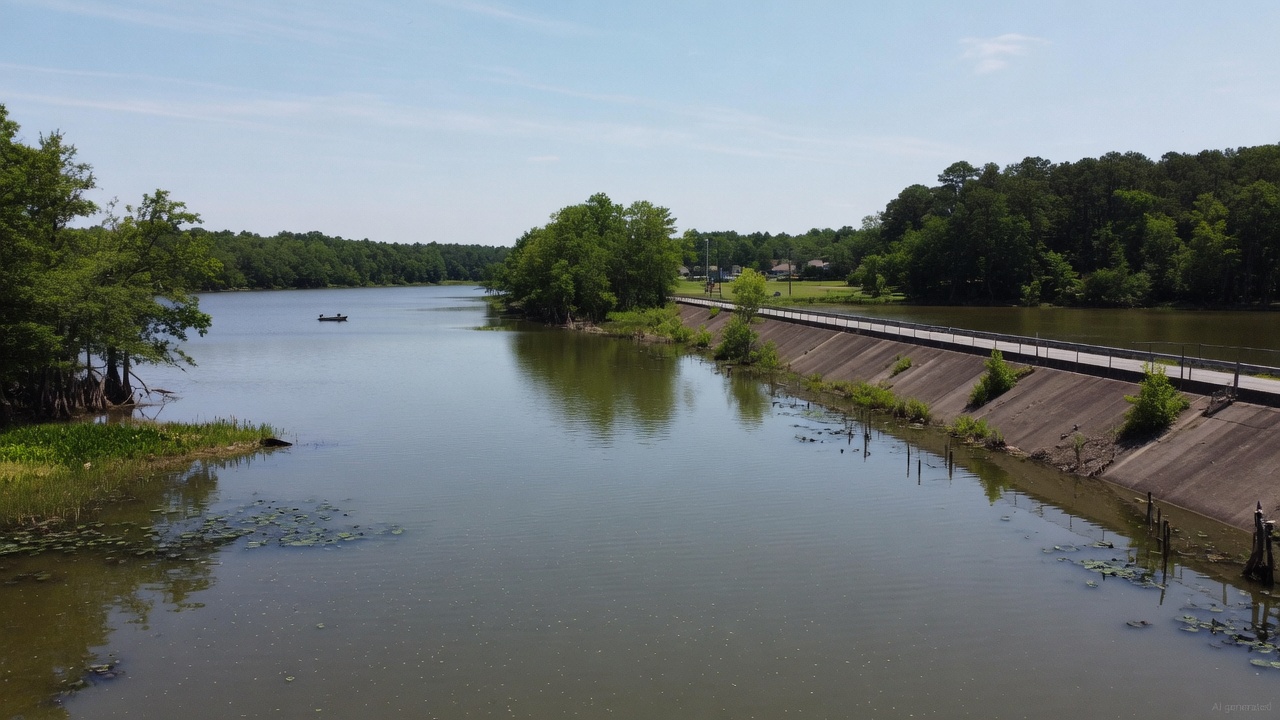 Greenfield Lake water level