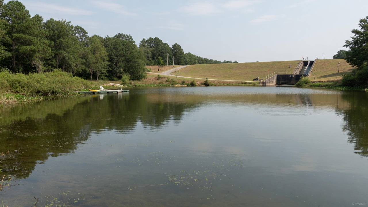 Gunters Lake water level
