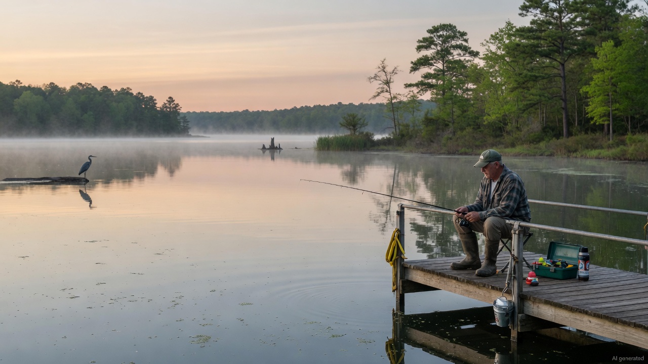 Hinson Lake fishing