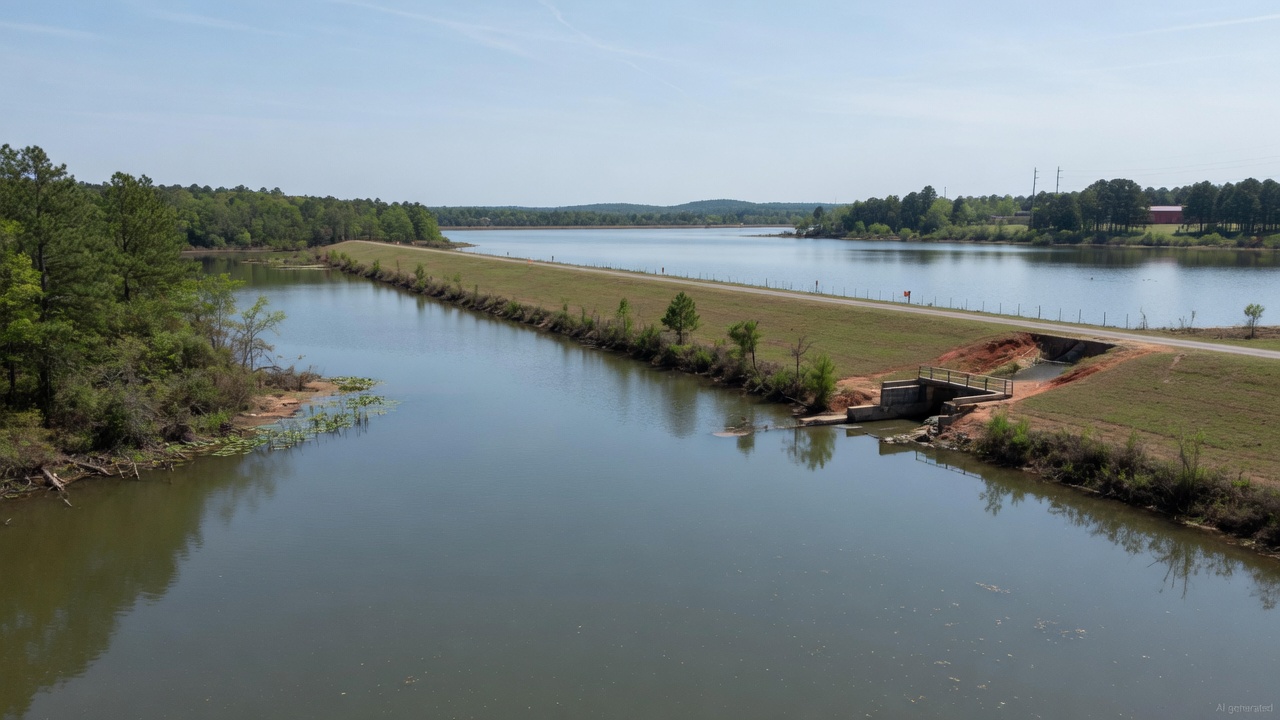 Hinson Lake water level