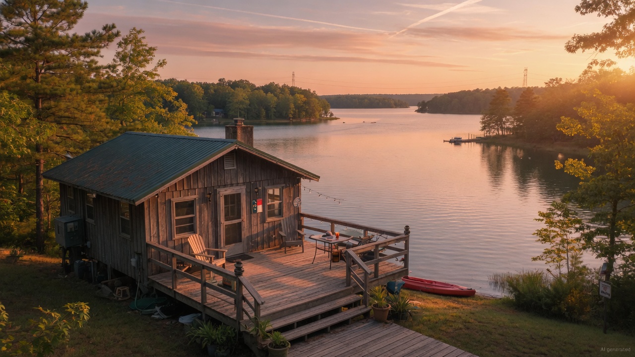 Hyco Lake cabins & rentals