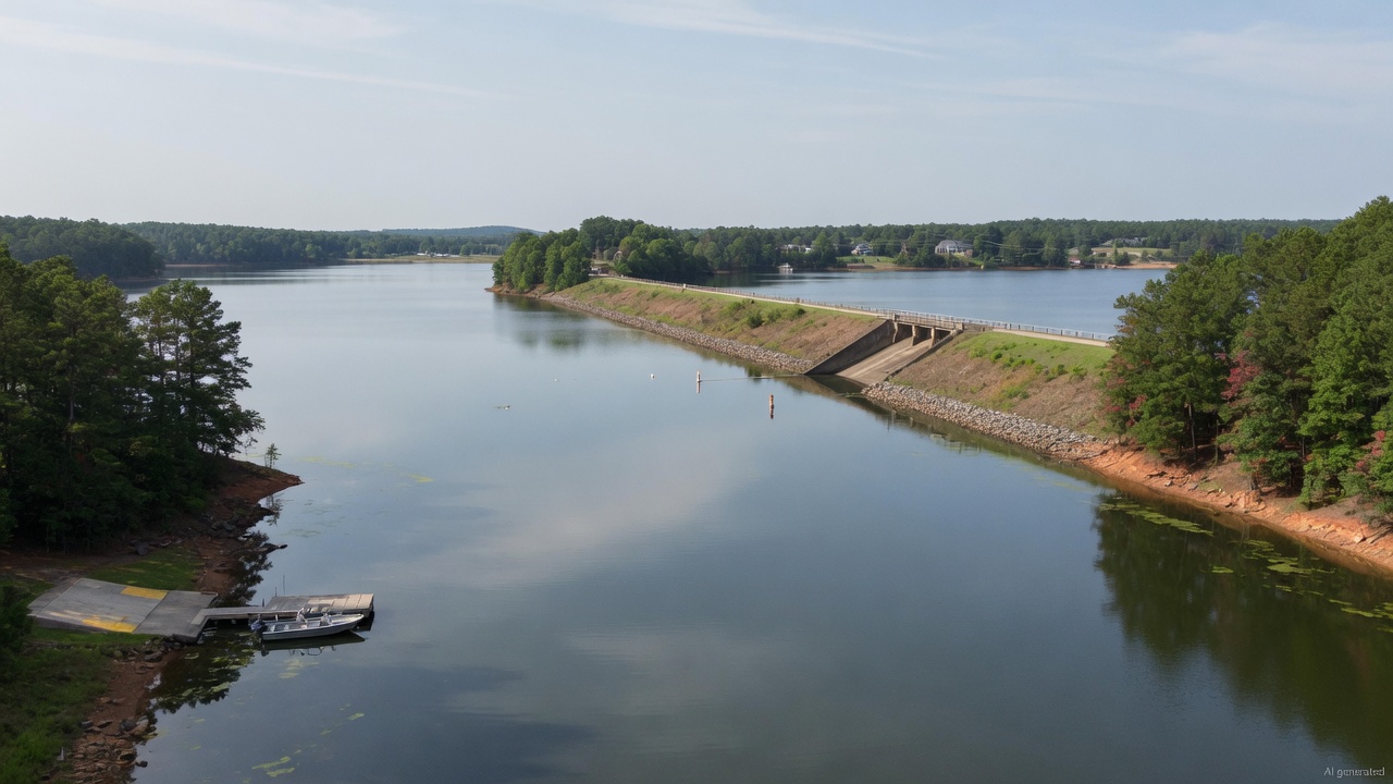 Hyco Lake water level