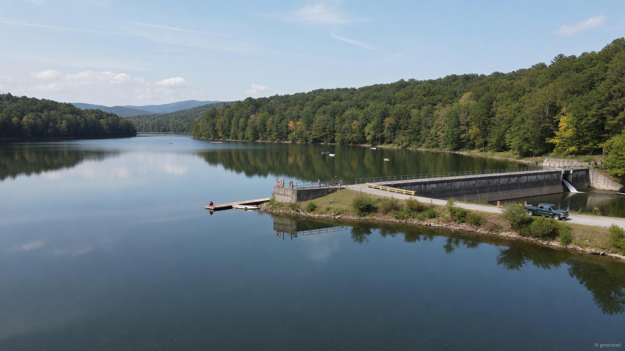 Julian Price Lake water level