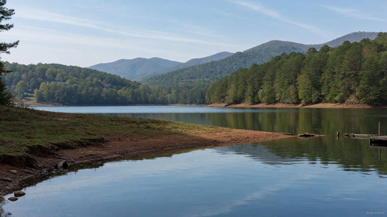 Lake Adger water level