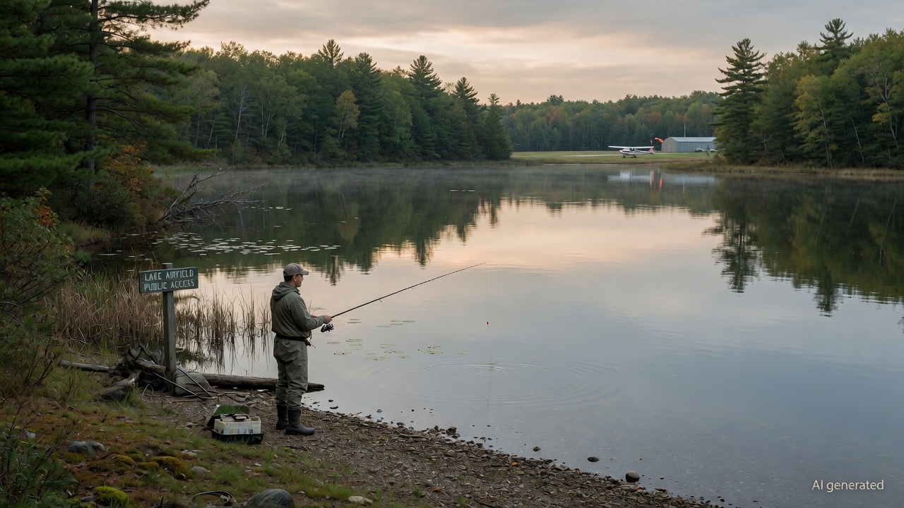 Lake Airfield fishing