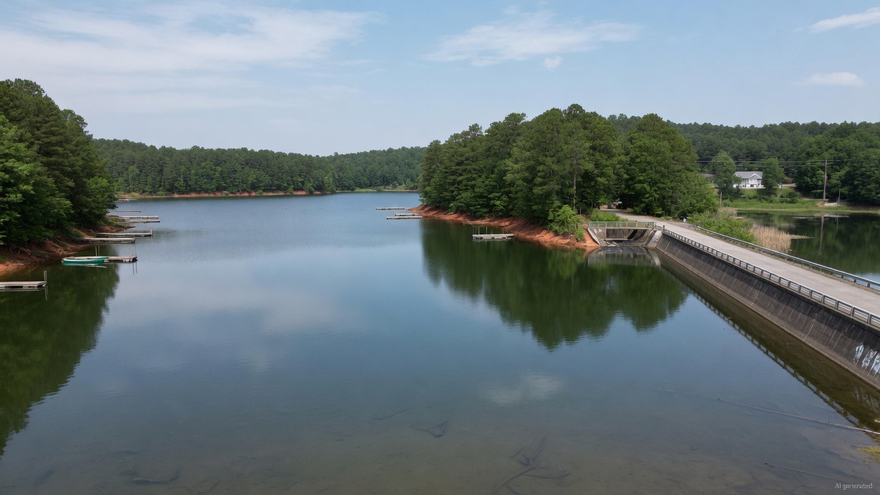 Lake Auman water level