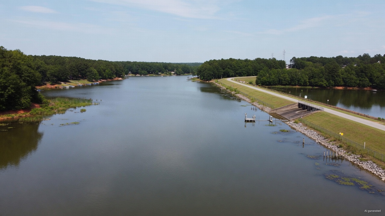 Lake Benson water level