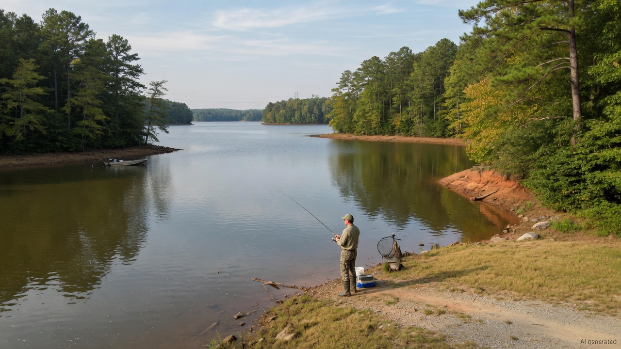 Lake Blalock fishing
