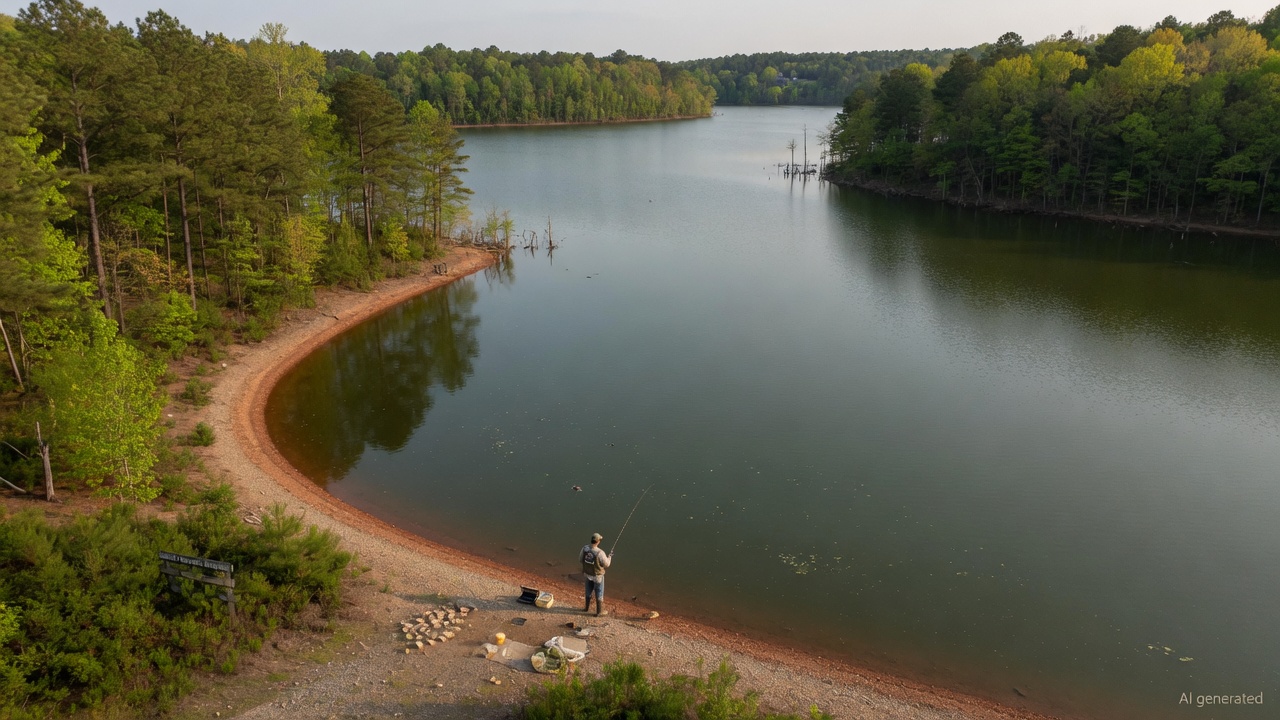 Lake Brandt fishing
