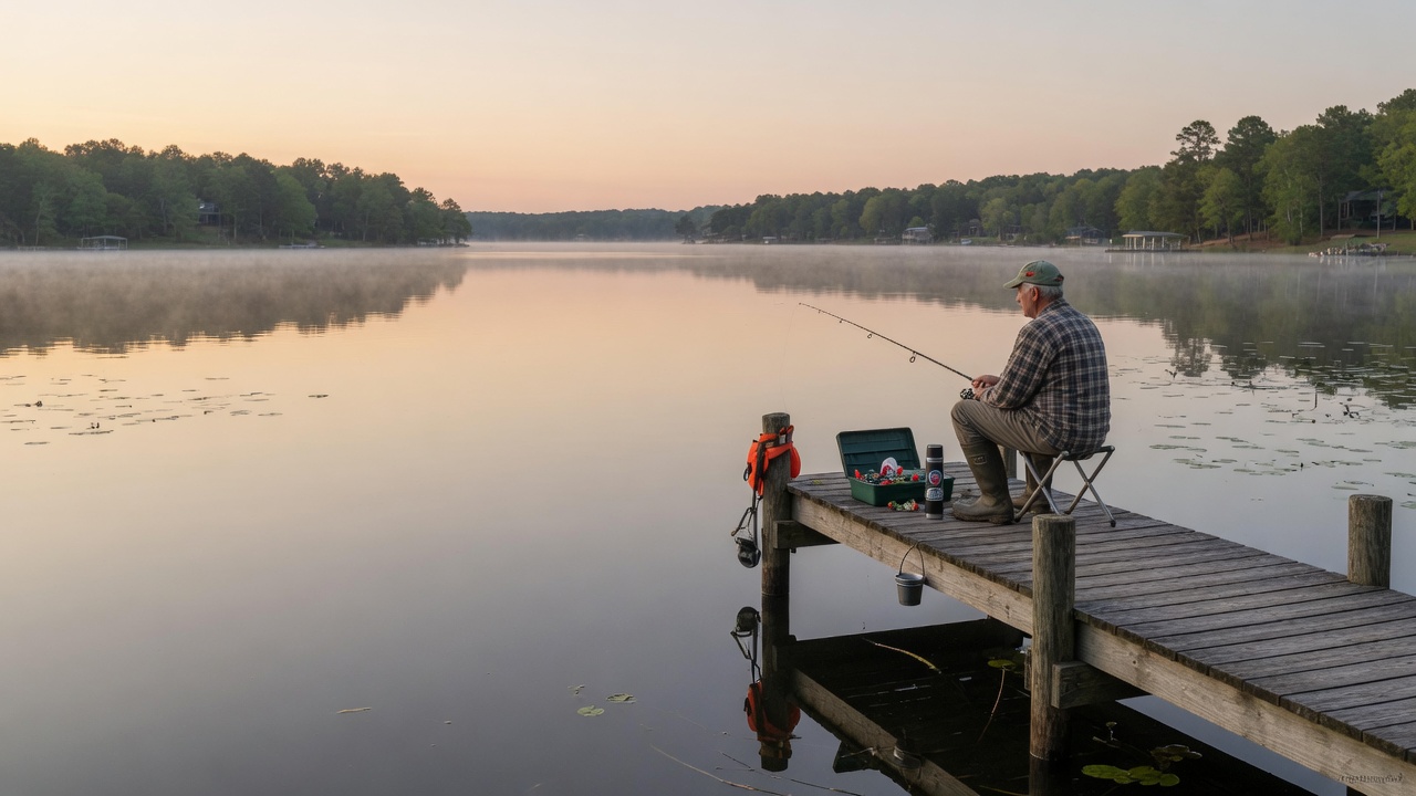 Lake Burlington fishing