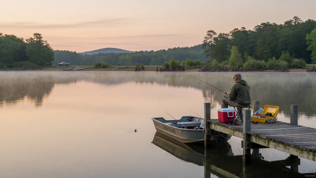 Lake Butner fishing