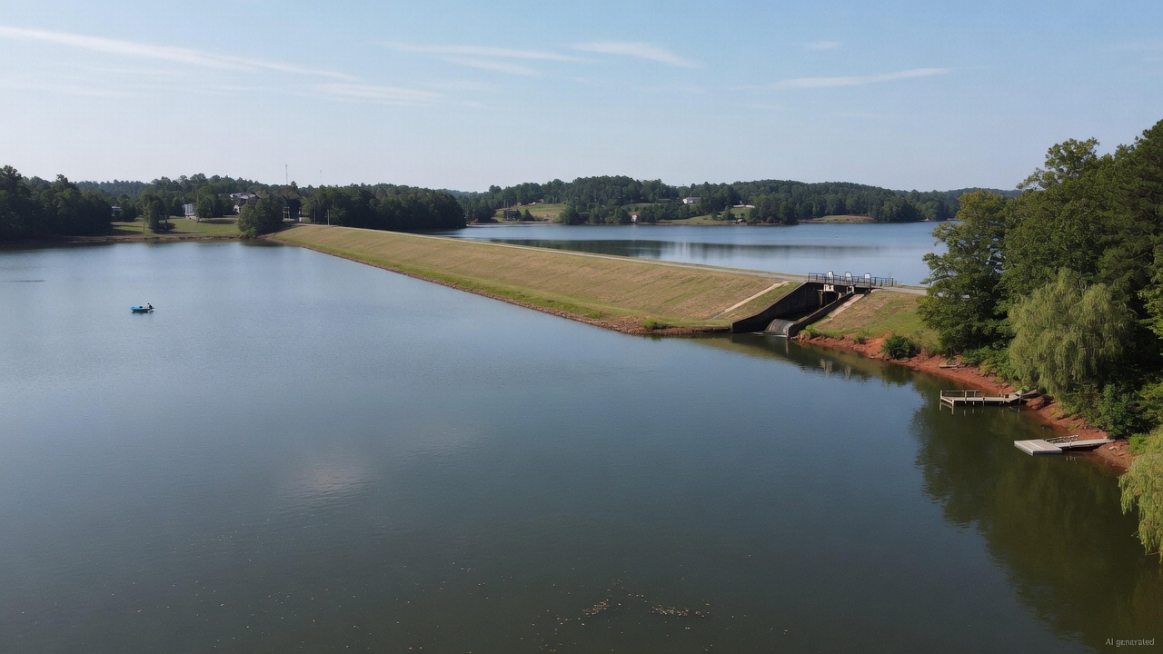 Lake Butner water level