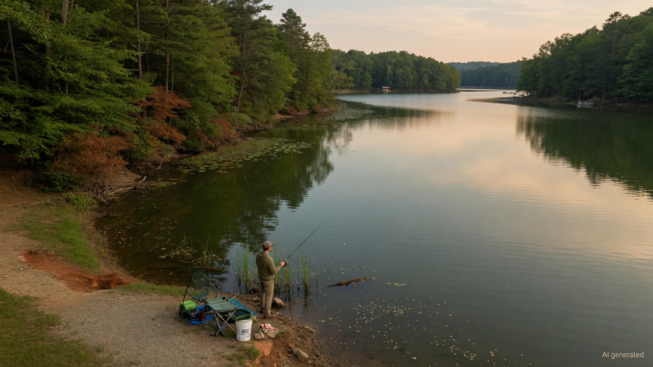 Lake Cherokee fishing