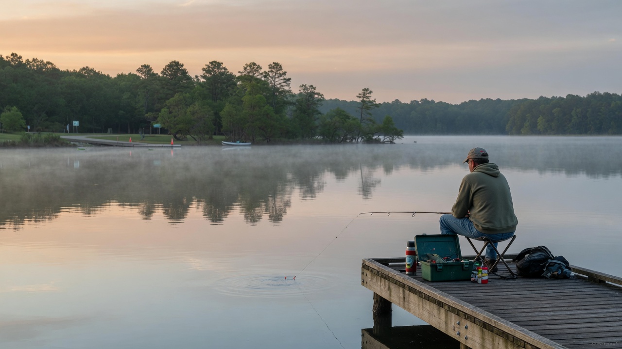 Lake Crabtree fishing