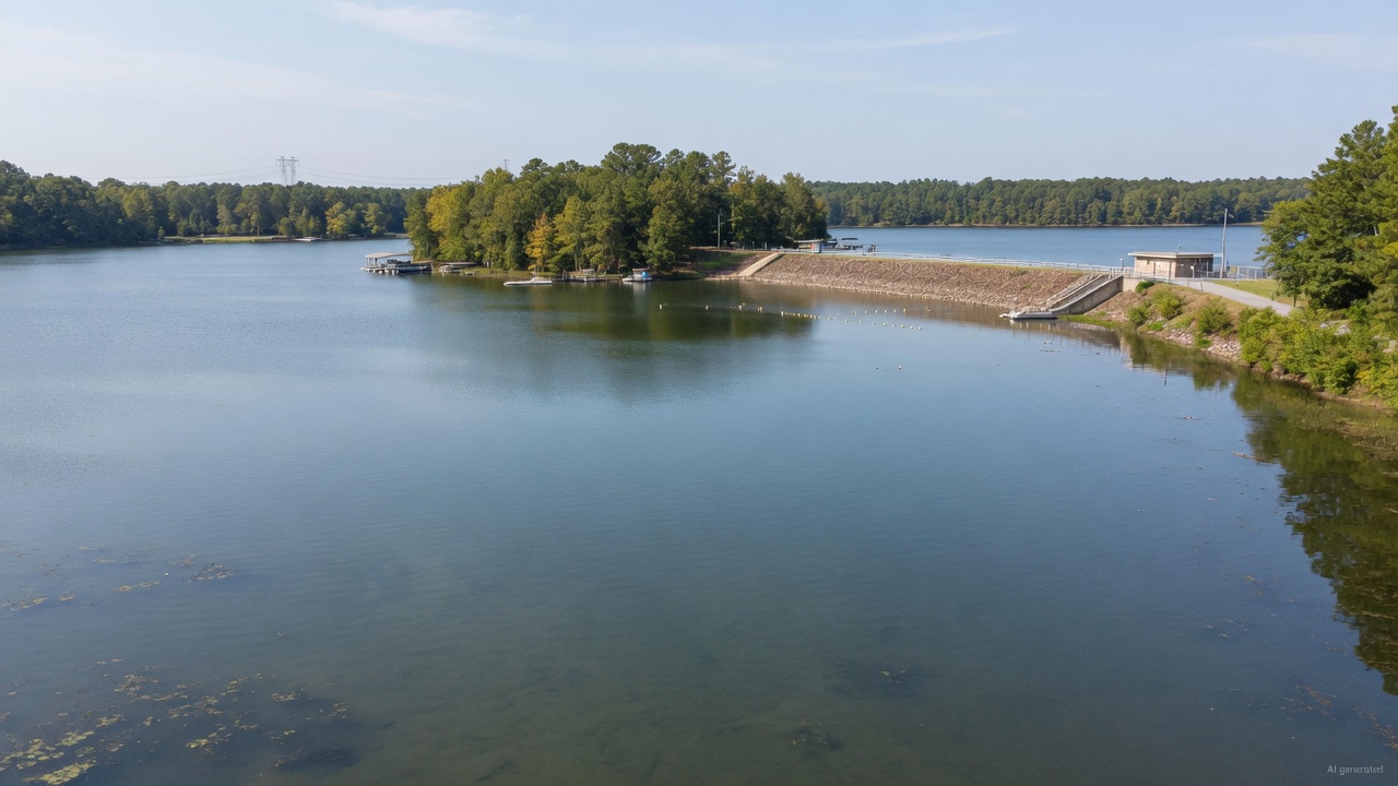 Lake Crabtree water level