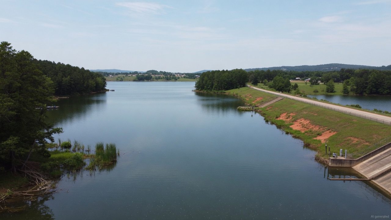 Lake Devin water level