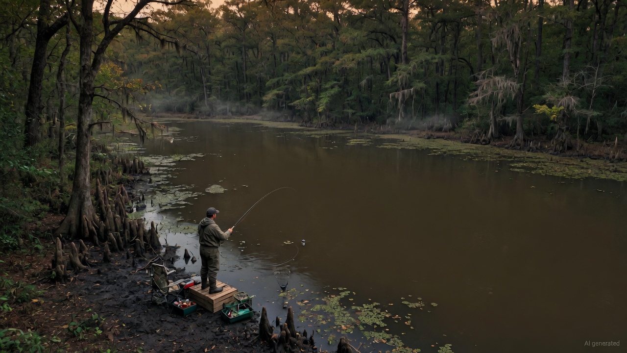 Lake Drummond fishing