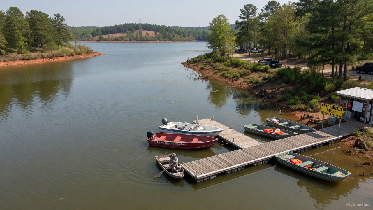 Lake Edgar Brown boat rentals