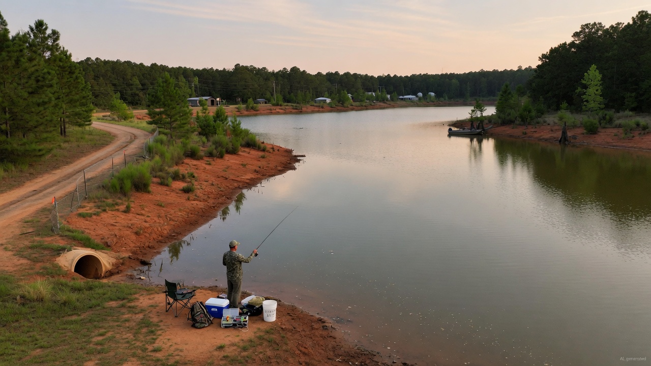 Lake Edgar Brown fishing