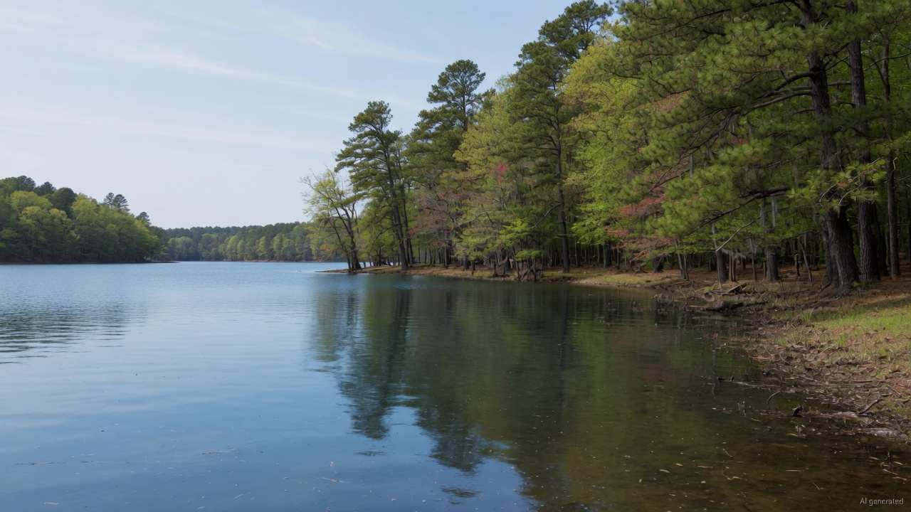 Lake Edgar Brown water level