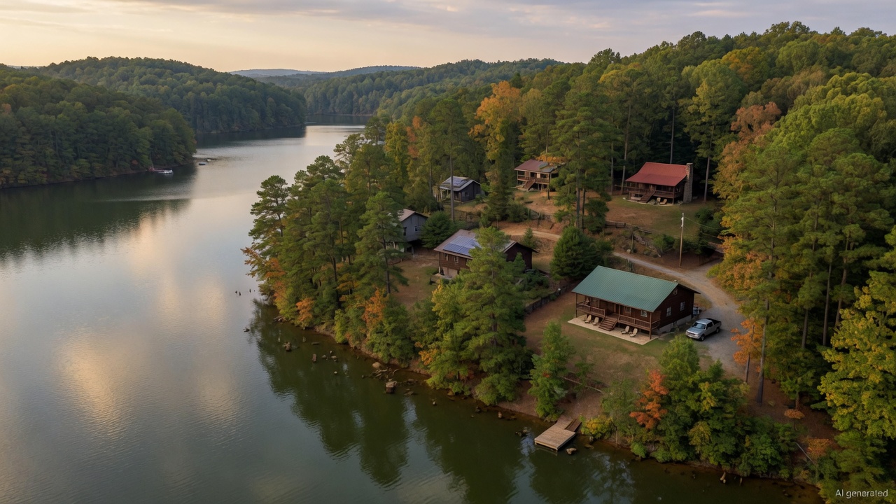 Lake Edwin Johnson cabins & rentals