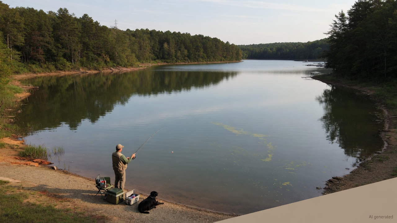 Lake Frederick fishing