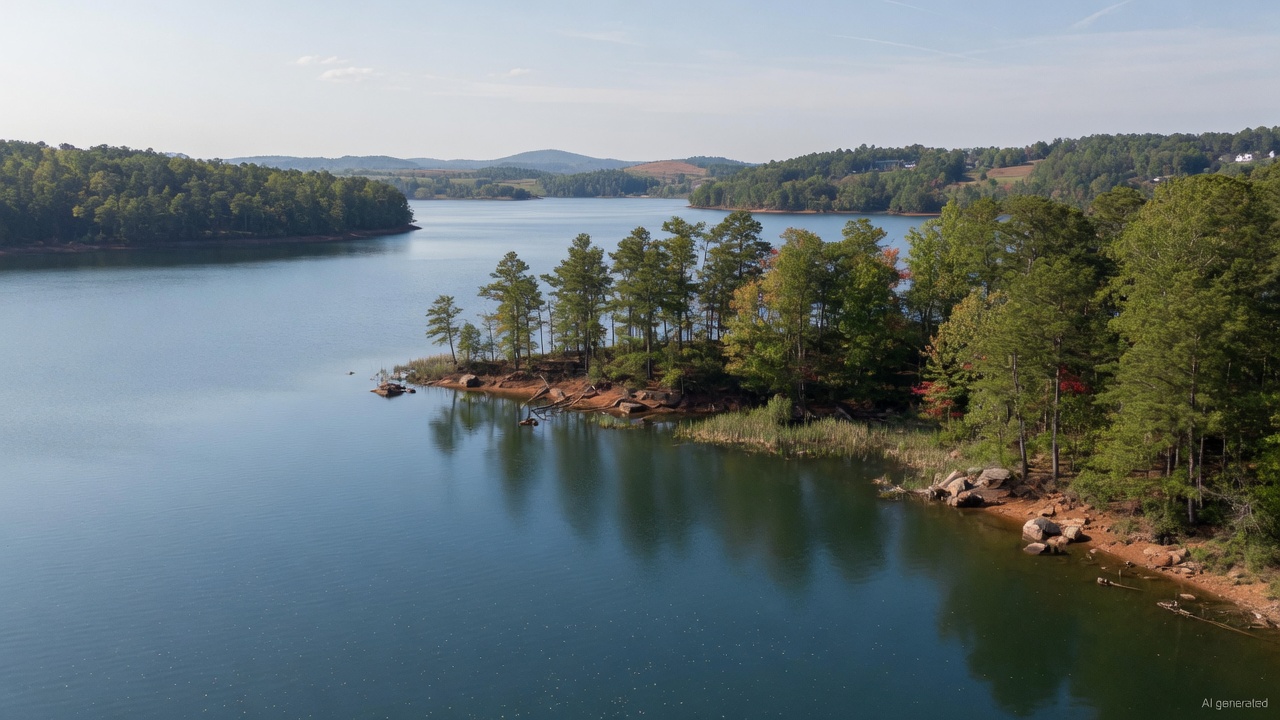 Lake Frederick water level