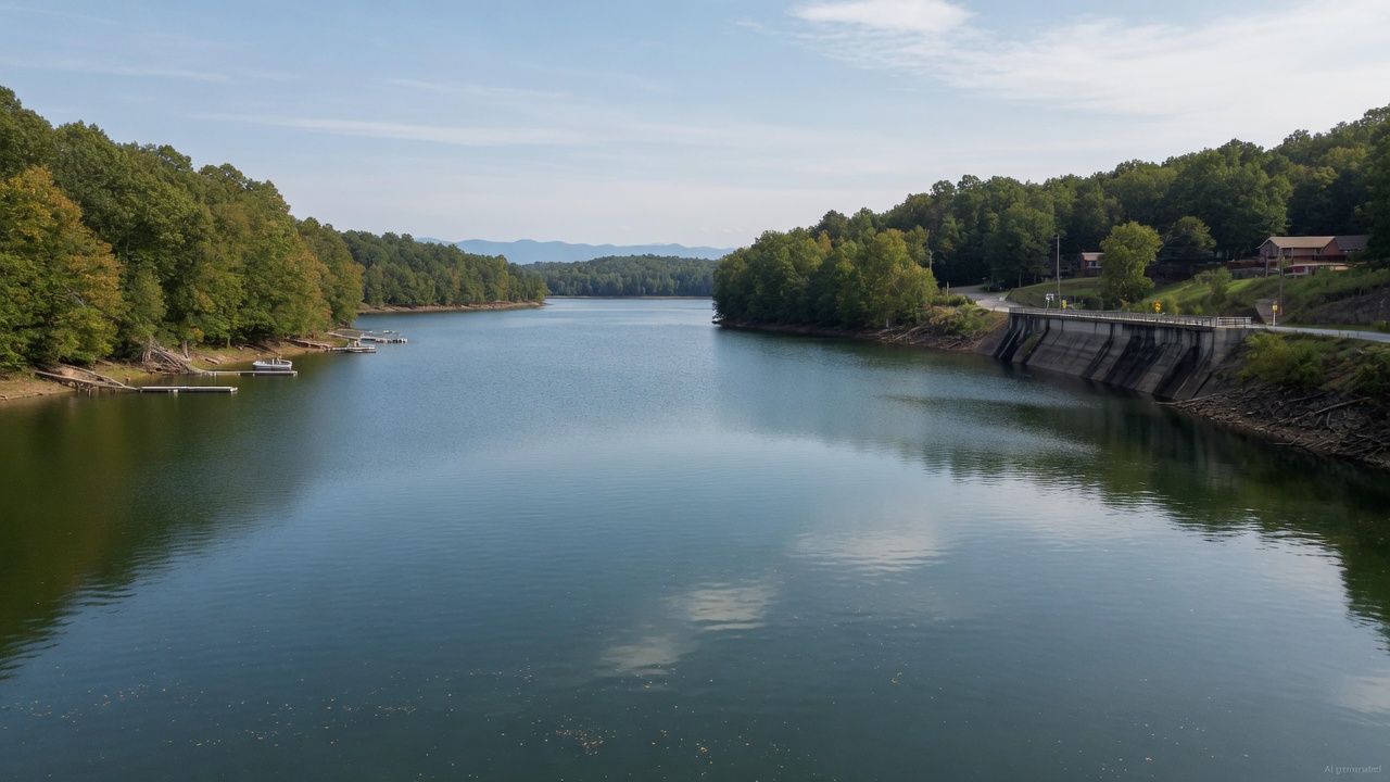 Lake Higgins water level